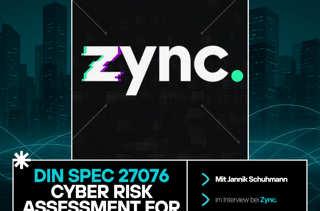 DIN SPEC 27076 Cyber Risk Assessment for small companies.